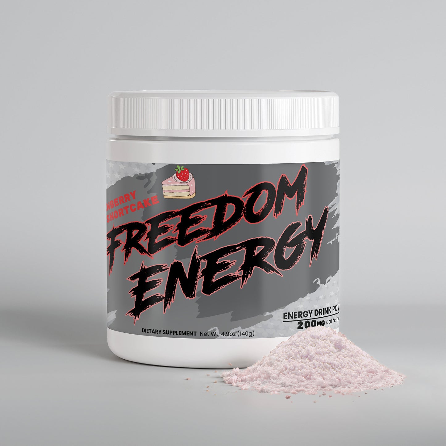 Energy Powder (Strawberry Shortcake)