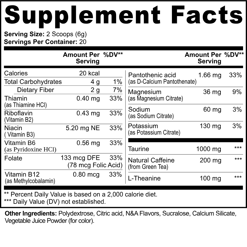 Energy Powder (Yuzu Citrus)