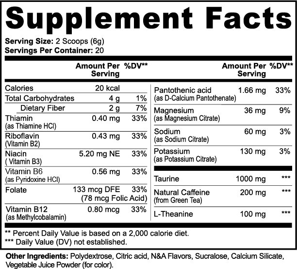 Energy Powder (Yuzu Citrus)